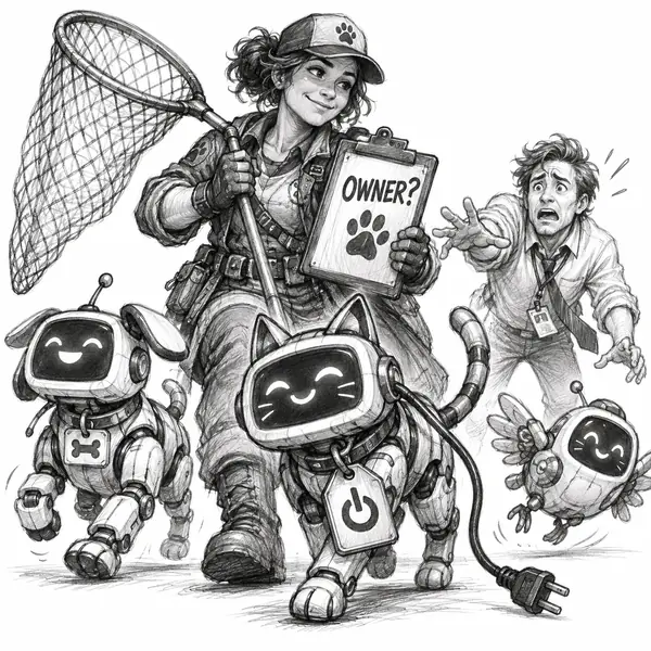 Agentic Animal Control: Rounds up abandoned agent pets and retires workloads their creators cannot bear to stop.