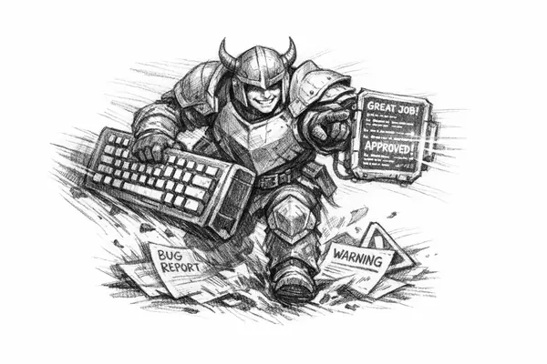 Bulldozer of AI Confidence card