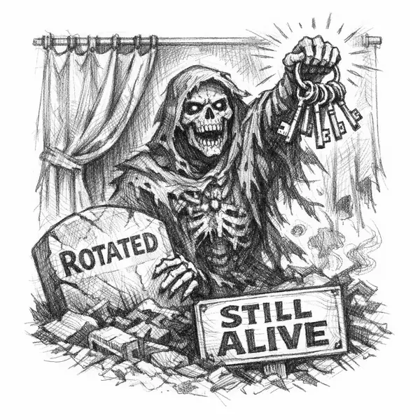 Secret Zombie Attack: Forgotten live credentials and sessions survive an incomplete cleanup.