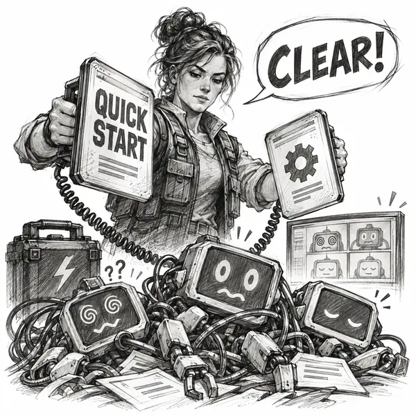 Quick Start Defibrillator: Brings the tested one-page recovery guide that can restore order to a panicking fleet.