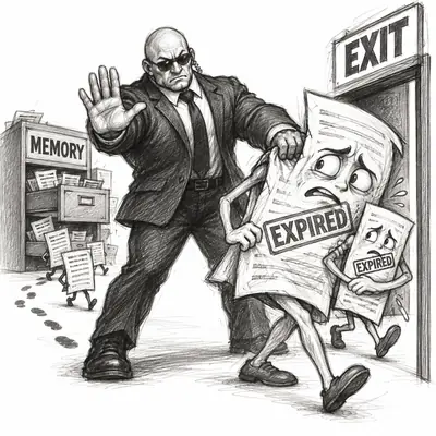 Memory Bouncer: Ejects stale or poisoned persistent memories and tracks down the copies they left behind.