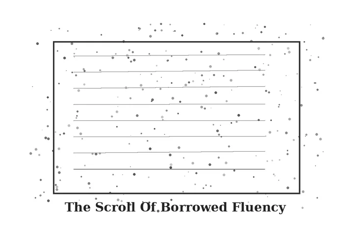 The Scroll of Borrowed Fluency
